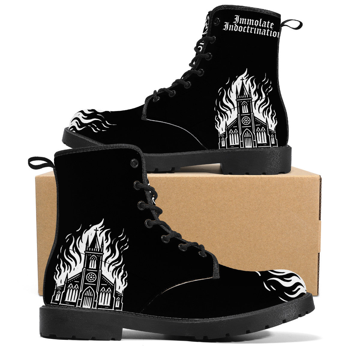Immolate Indoctrination synthetic leather boot